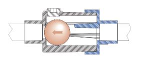 Air-Trap - N Series - Negative Pressure Waterless Trap for HVAC Condensate Removal